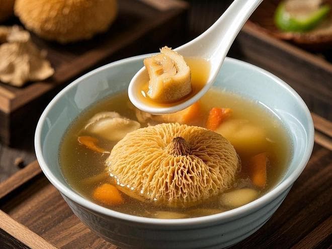 猴头菇煲汤，口感丰富的传统炖菜做法