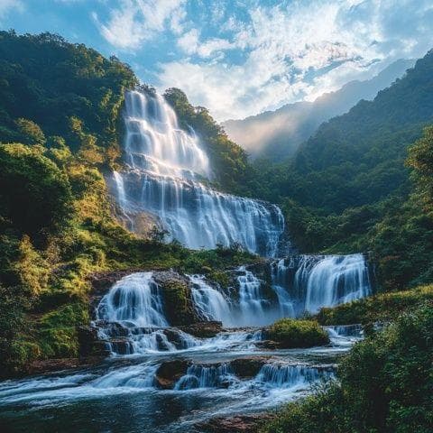 江西望仙谷：探索隐秘自然瑰宝，亲历溪流瀑布与原始森林的漫步奇境