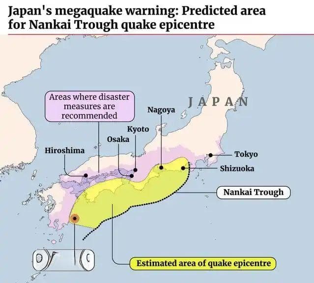 日本再次发布“特大地震”警告，概率提高到80%，是如何测算的？