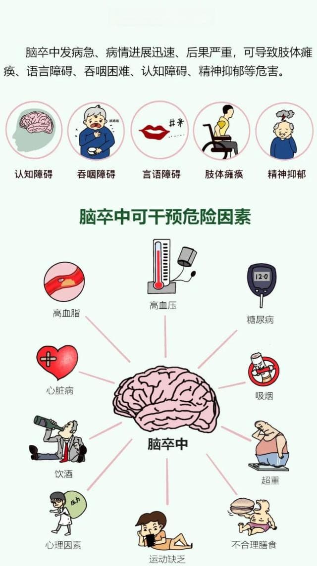 世界卒中日丨带您正确认识脑中风和体医融合防治