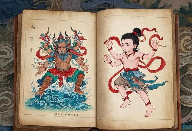 哪吒动画四代演变：从《哪吒闹海》到《哪吒2》的文化风格变迁