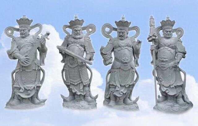 佛教与道教中的四大金刚、四大天王及四圣