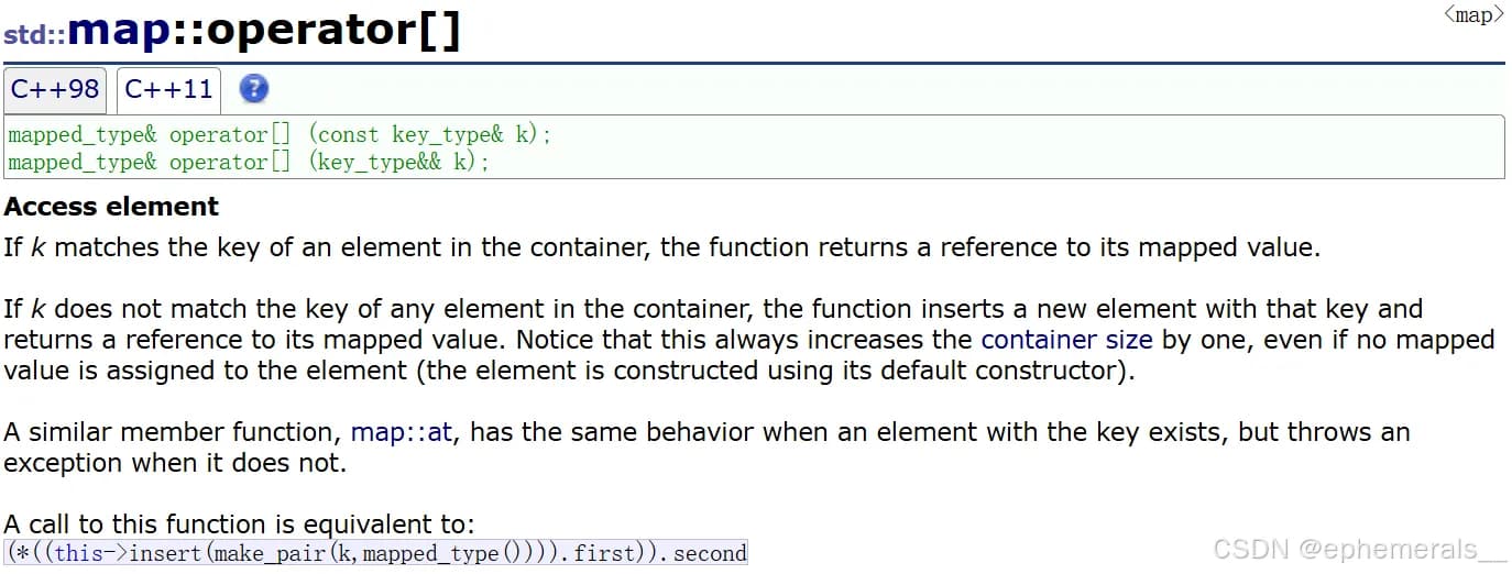 C++ STL中map和multimap容器的使用详解