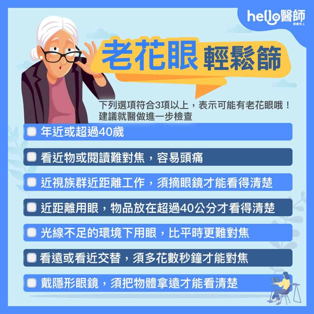 老花眼症状及改善方法：从成因到自我测试的全面指南