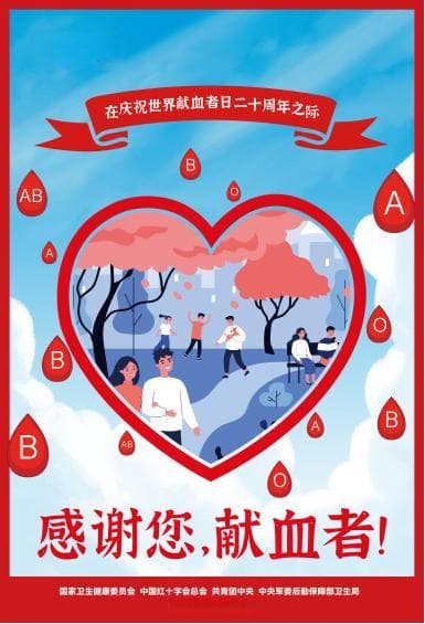 感谢您，献血者！