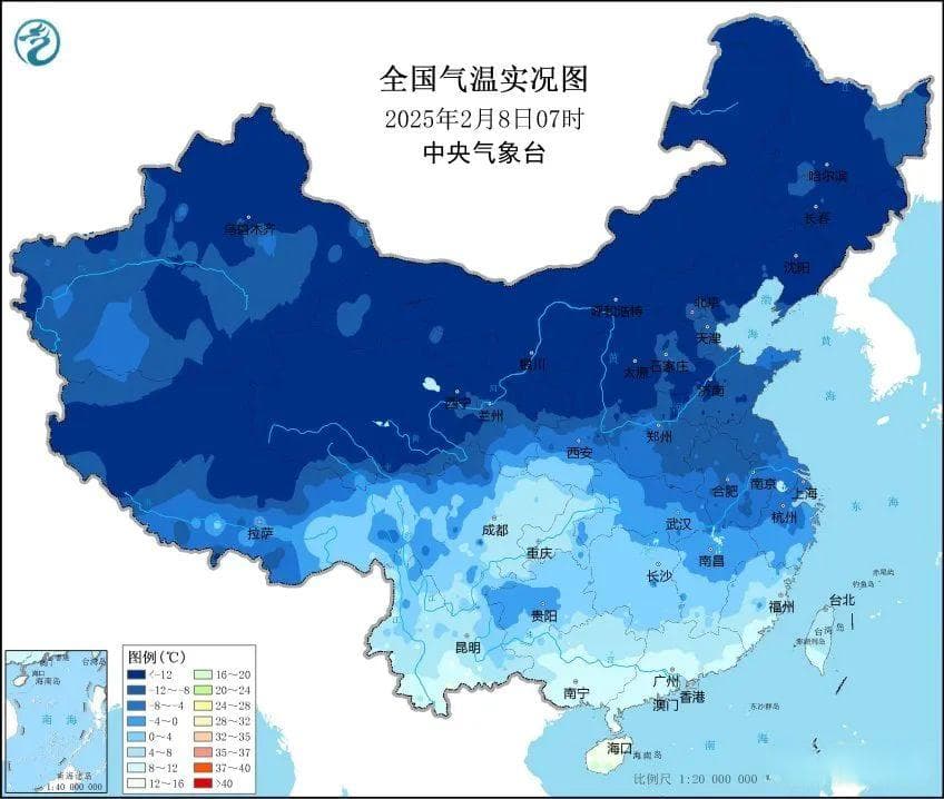 立春后比北极还冷？揭秘2025年2月极端寒潮