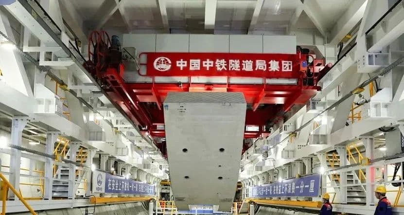 连接上海和江苏，全长14.25千米！崇太长江隧道掘进超4200米
