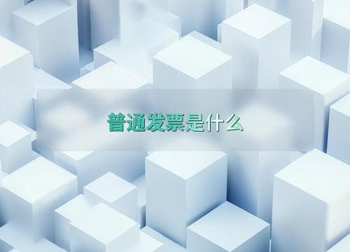 普通发票是什么？一文详解普通发票的定义、作用与管理要求