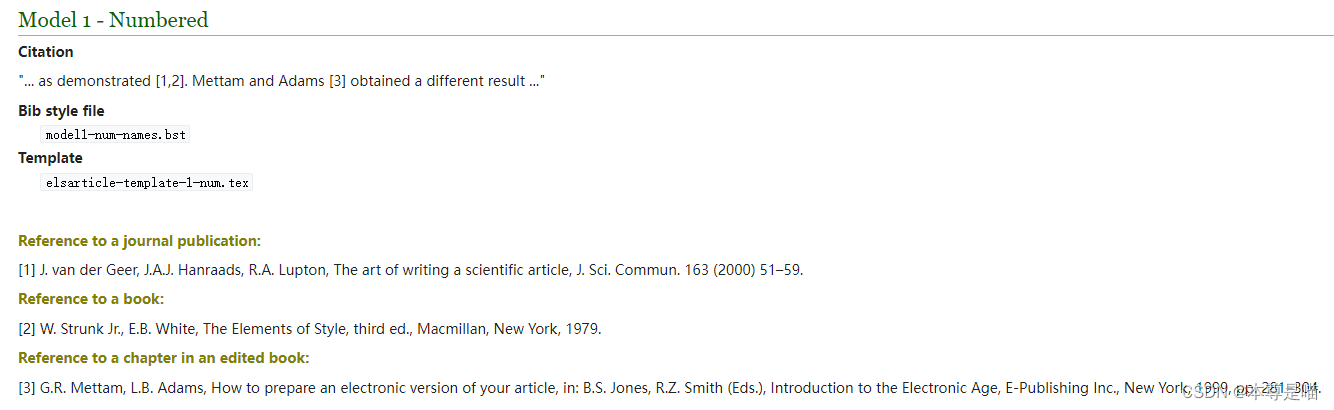 LaTeX Elsevier期刊模板APA等引用格式设置指南
