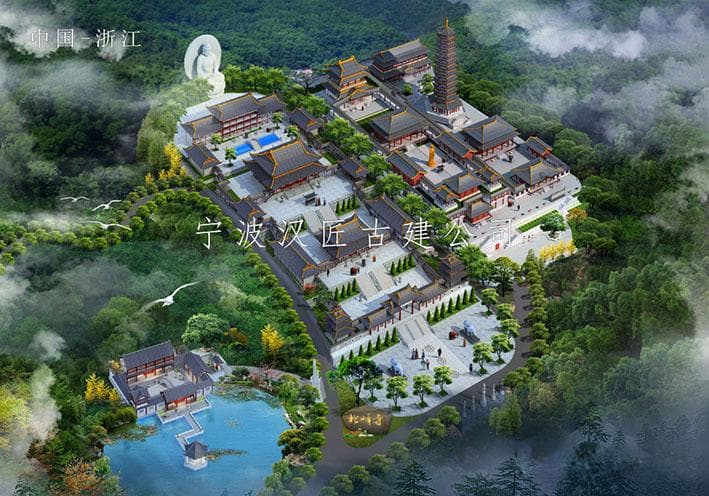 李嘉诚15亿设计建造的寺庙—慈山寺开放