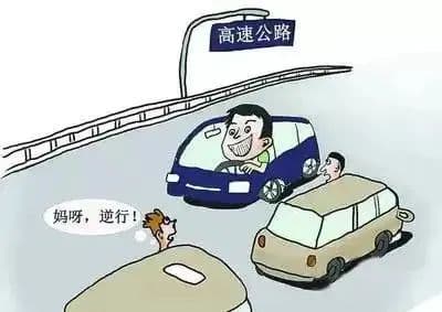 惊险！竟在高速公路上逆行又掉头！12分就这么没了... ...