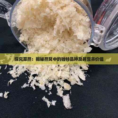 探究草燕：揭秘燕窝中的独特品种及其营养价值