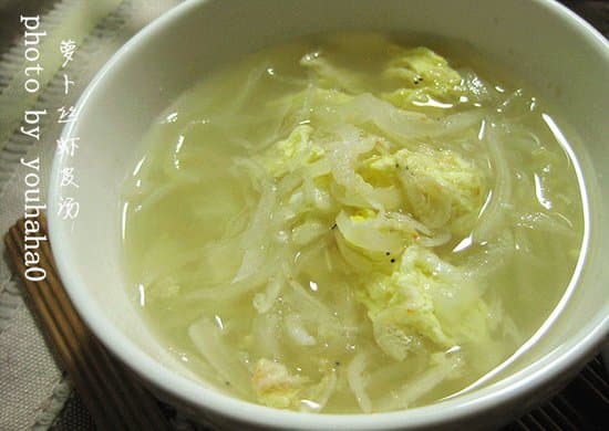 萝卜丝虾皮汤