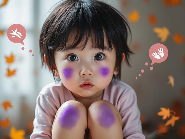 孩子身上突然出现紫斑，当心这个季节高发的皮肤疾病