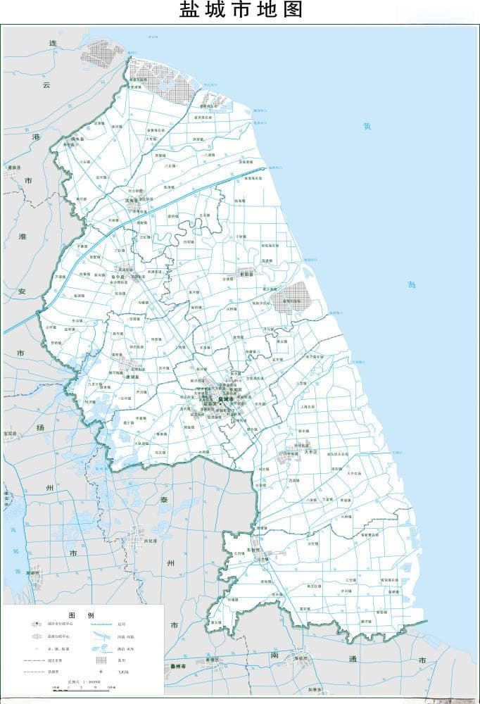 盐城市行政区划的地理分布特点揭秘