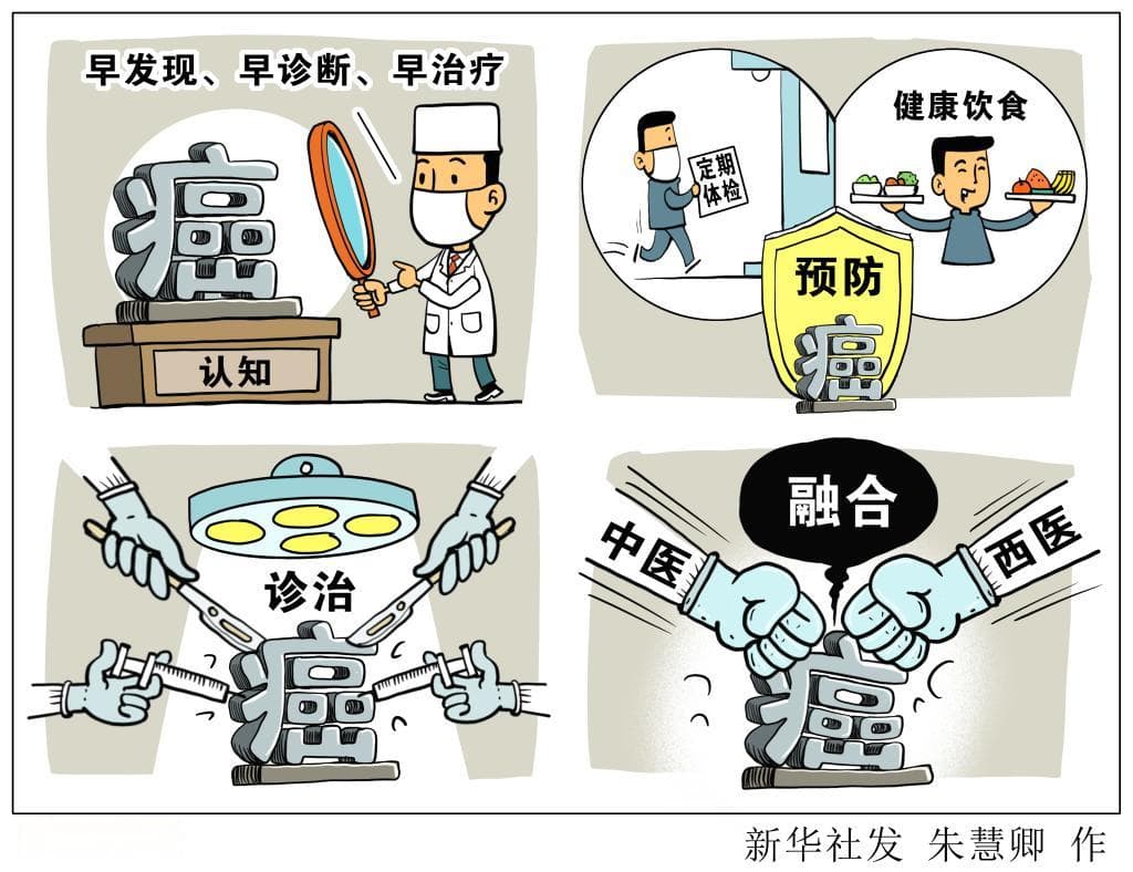 对付恶性肿瘤 中西医“并肩打好健康保卫战”