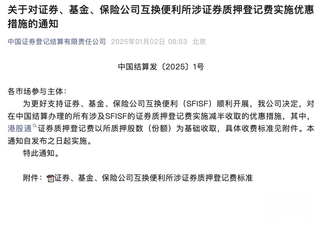 互换便利提速！利好，减半征收