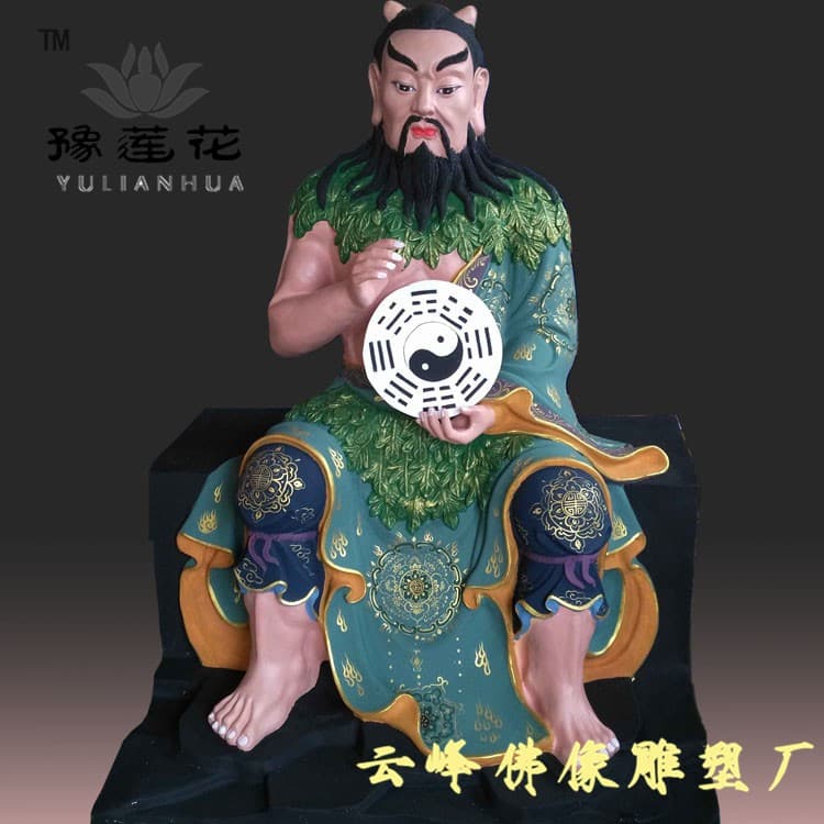 道教神祇与老君庙供奉：盘古大帝、太元圣母、道德天尊等
