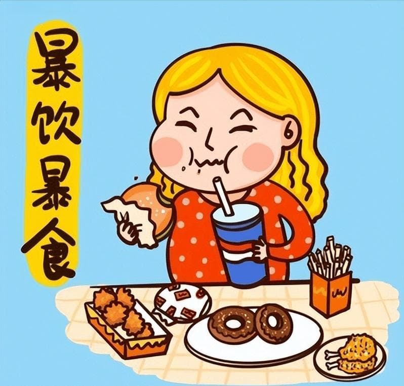 暴饮暴食，对身体的危害！