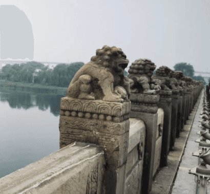 卢沟桥上石狮子的神秘之美