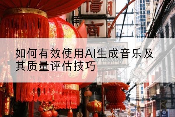 如何有效使用AI生成音乐及其质量评估技巧