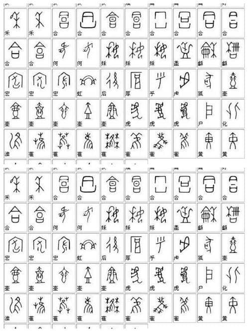 解密象形文字：汉字从甲骨文到简体字的演变