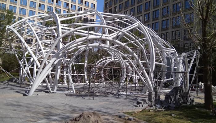 沈阳膜结构建筑的施工顺序对工期的影响