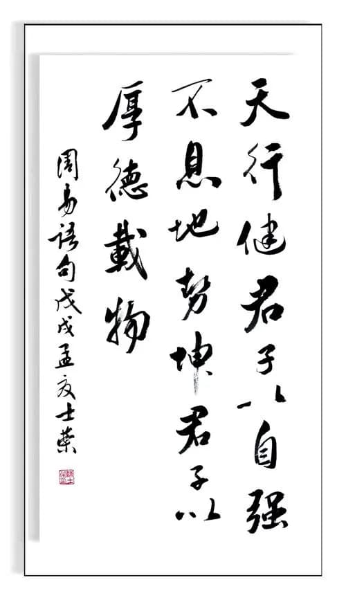 “天行健，君子以自强不息；地势坤，君子以厚德载物”的含义