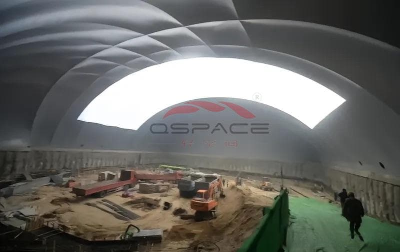 基坑气膜：建筑工地环保新利器