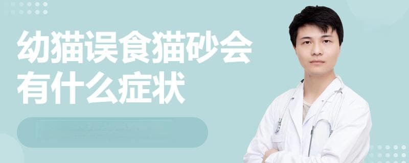 幼猫误食猫砂会有什么症状
