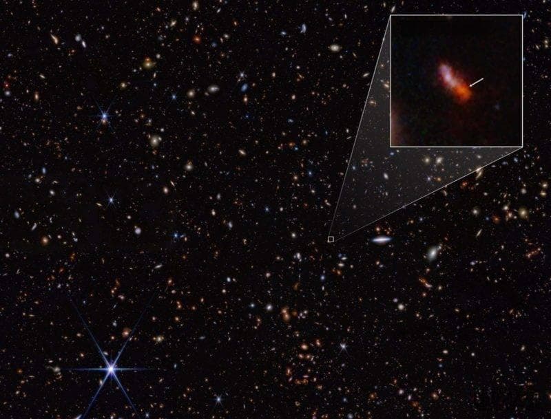 韦伯望远镜发现迄今最遥远星系，形成于大爆炸后2.9亿年