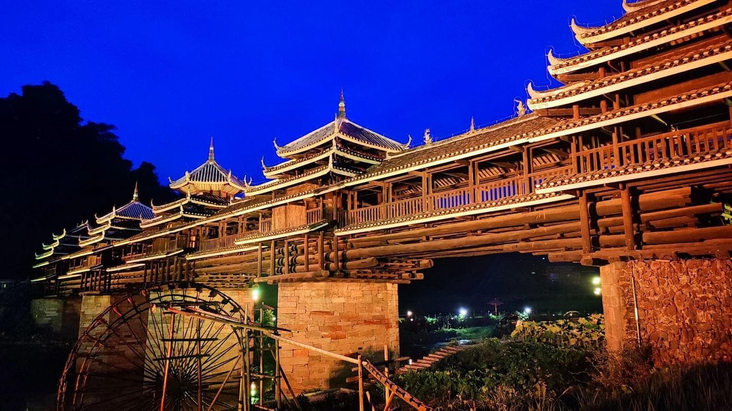 柳州风雨桥：千年古韵，桥上风情