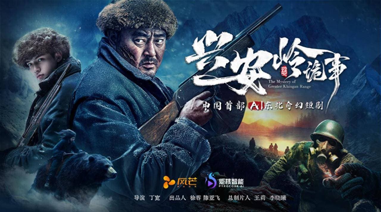 首部国产AI奇幻探险短剧《兴安岭诡事》上线