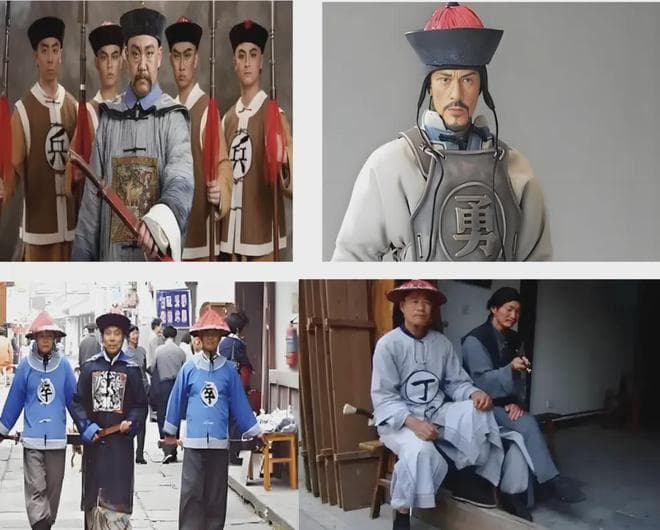 清代士兵胸前的兵、卒、勇、丁都有什么区别？