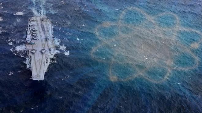 武汉“水泥航母”有预言能力? 中国上马核动力航母?