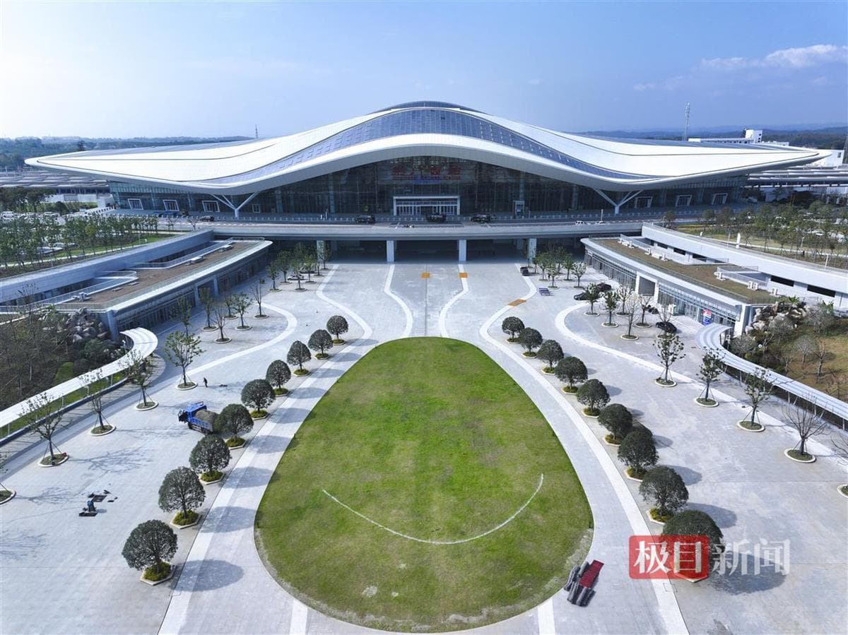 湖北第四大高铁站：实探即将投用的荆门西站