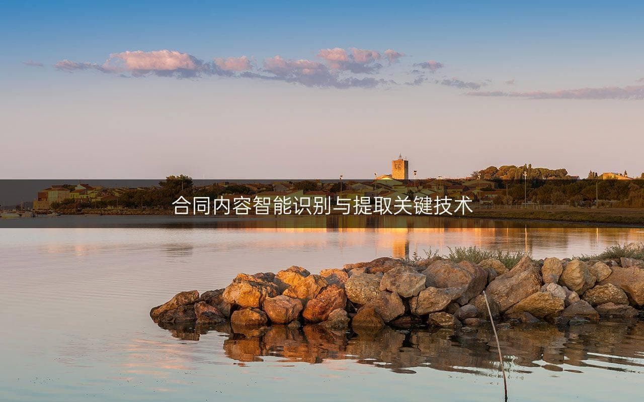 合同内容智能识别与提取关键技术