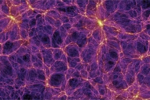 地球或处宇宙荒漠中：银河系也是宇宙空洞一部分。