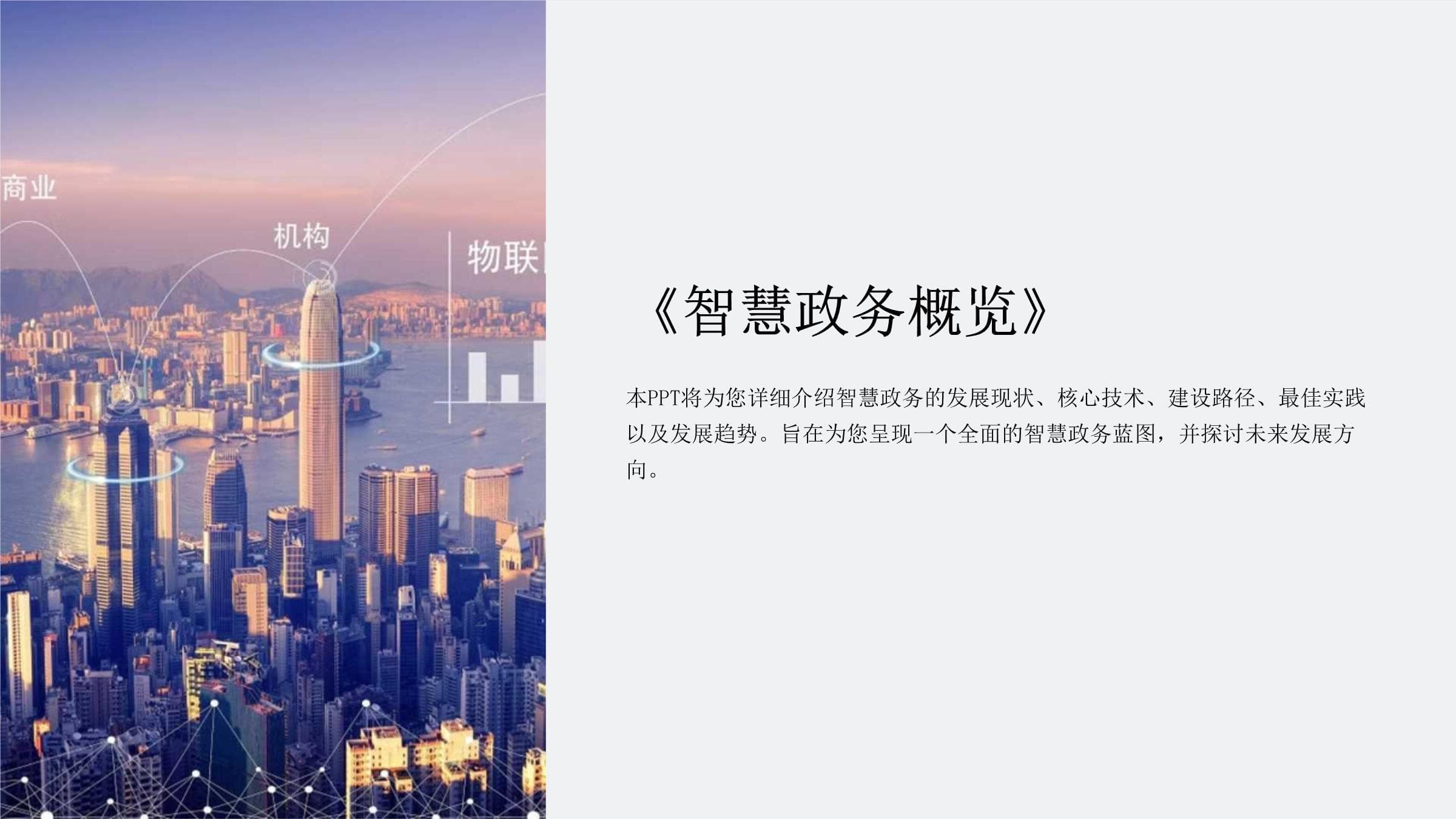 智慧政务概览