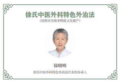 传统医药：徐氏中医外科特色外治法