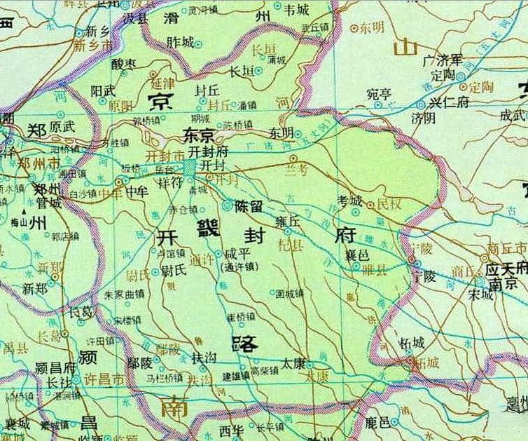 宋朝鼎盛人口过百万，开封府政区沿革全记录