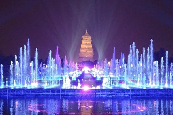 西安各大音乐喷泉广场演出时间表