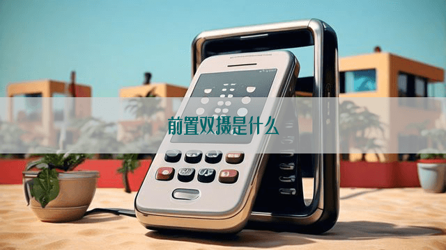 前置双摄是什么