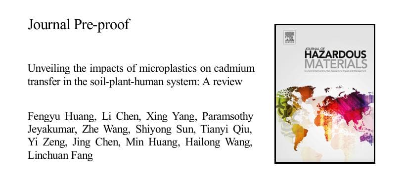 微塑料与镉在土壤-植物-人类系统中的相互作用及其影响