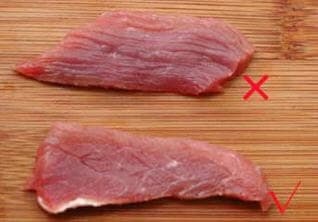 牛肉的切法图解：如何让牛肉更加鲜嫩