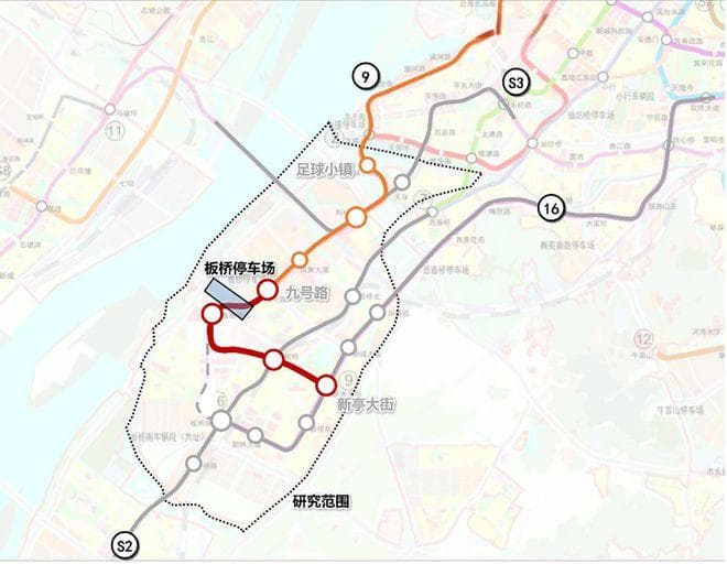 南京地铁9号线和16号线走向或调整，涉及板桥地区规划