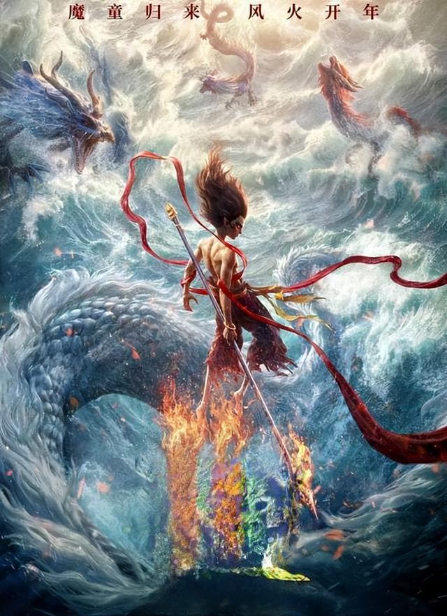 全球前8，《哪吒2》后劲不足，日票房暴跌超4亿，可逆袭才刚开始