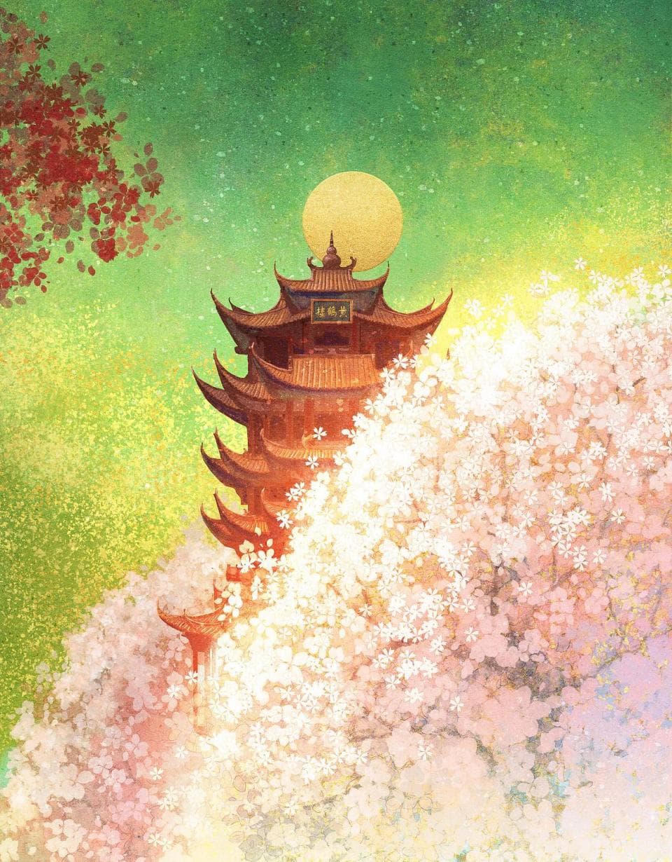 日暮乡关何处是？烟波江上使人愁。5首“黄鹤楼”诗词，写满忧伤