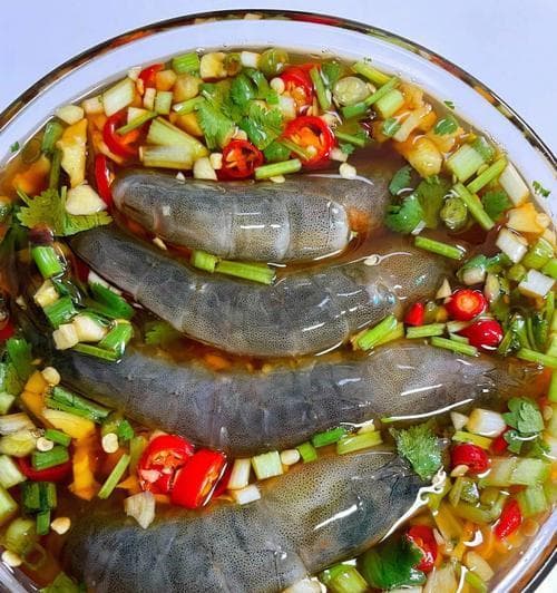 美食生腌虾，简单又美味