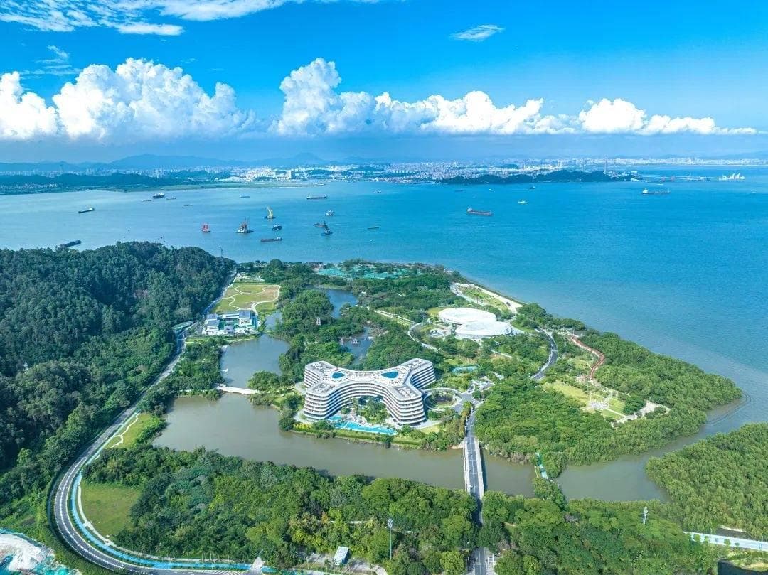广州南沙大角山滨海公园堤防提升工程完工，年内将开放观海